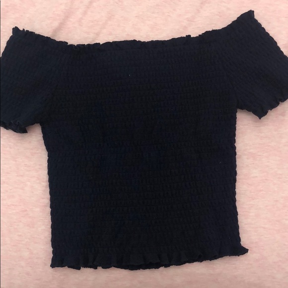 Navy aqua top only worn once - Picture 1 of 2